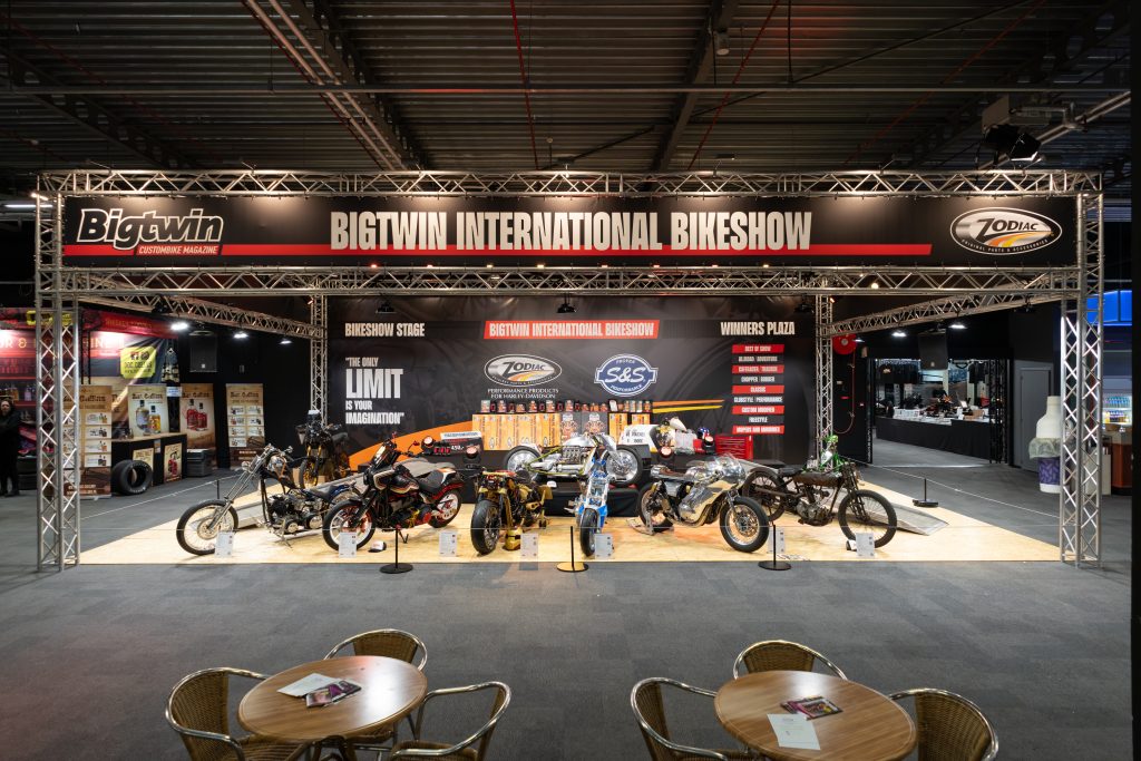 De klassen van de Bigtwin Bikeshow
